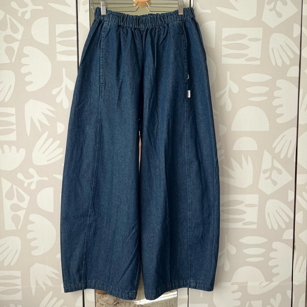 NWT Le bon shoppe denim parachute pants M